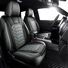 FREESOO 2 Front Tacoma 2005-2023 Seat Covers Custom Fit for Toyota Tacoma Double