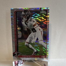 2025 Topps Chrome A.J. Terrell #19 Atlanta Falcons Football Card