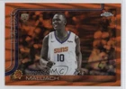 2025 Topps Chrome Basketball RayWave Orange Refractor Khaman Maluach #260