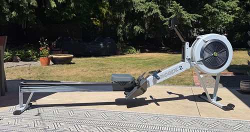 Concept 2 - Model D - Indoor Rowing Machine - PM3 - 5 User LogCard - Gray - Used