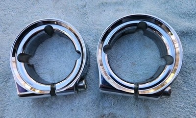 Harley V Rod Vrsc Vrsca Billet Muffler Clamps HD # 65271-03 Rare Find Obsolete