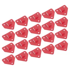 20 Pcs Fire Extinguisher Wall Mount Holder Bracket Heavy Duty Metal Red