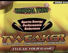 24 Count Tweaker Tropical Twist New Flavor 24 ct Extreme Energy Shots 2.0 oz
