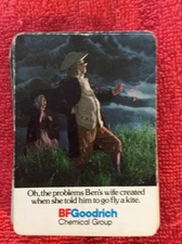 B F GOODRICH PLAYING CARDS BENJAMIN FRANKLIN BF GOODRICH CHEMICAL GROUP