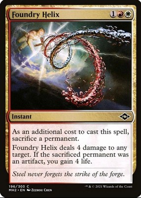 X 1 Foundry Helix NM Modern Horizons 196 MTG Magic The Gathering