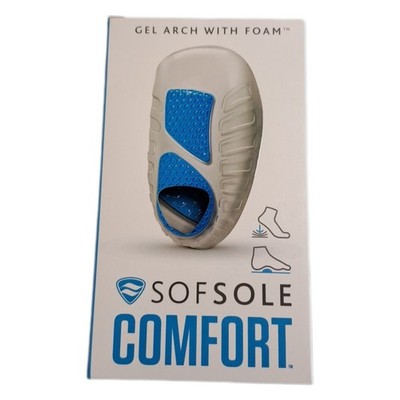 Sof Sole Gel Arch mit Memory Foam - Fußgewölbestütze für Herren - Flexible Passf