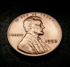 1958  Lincoln Wheat Cent  -VINTAGE Penny-  VERY GOOD Condition   FREE SHIPPING
