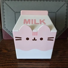 Pusheen The Cat Box Exclusive Figure Milk Carton Desk Caddy Organizer