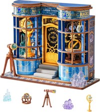 Rolife DIY Miniature House Kit Magic Astronomy Shop 85-Piece Dolls House No Glue