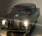 Bandai Japan Tin Battery Opertated 1960's Mercedes 300 "Fintail" Working
