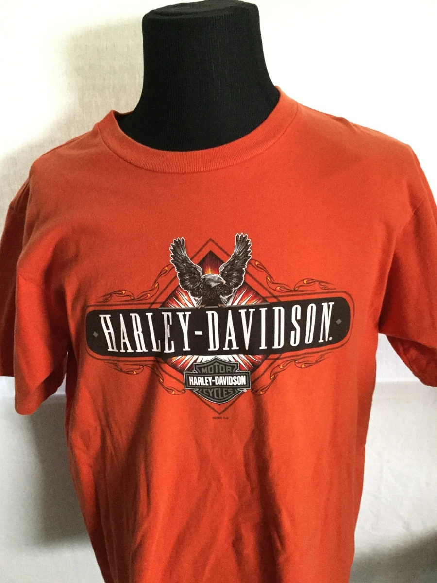 25+ Harley-Davidson Orange Vintage T-Shirts for Men for sale
