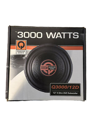 Quantam audio subwoofer 03000/12D 12