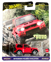 Hot Wheels Mitsubishi Pajero Evolution 5/5 Terra Trek 2024 1:64 Modellauto Suv