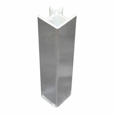 ANGOLO 90° ZOCCOLO CUCINA IN ALLUMINIO ALTEZZA 10 - 12 - 15 CM INTERNO O ESTERNO