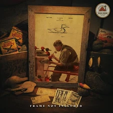 Vintage Duck Decoy Patent Art Print 11x17 Hunting Fishing Cabin Wall Decor Gift