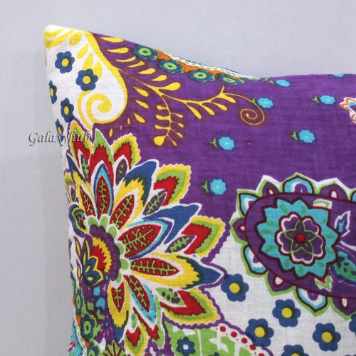 Funda de cojín de algodón indio funda de almohada sin llenar habitación funda de almohada decorativa - Imagen 111 de 163