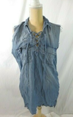 Sneak Peek Denim Dress Size L | eBay
