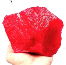 Ruby Raw Natural Red Ruby 9350Ct Uncut Raw From African Certified Loose Gems NKP