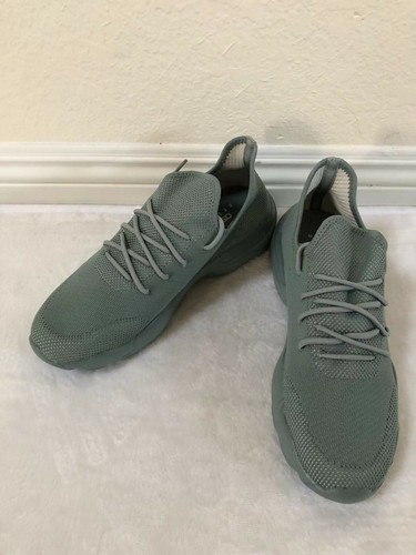 ASOS DESIGN Men's Knitted Runner Trainers With Chunky Sole in Green US SIZE 8 - Picture 8 of 12