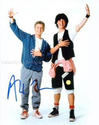 ALEX WINTER als Bill S. Preston, Esq - Bill And Ted ORIGINAL SIGNED AUTOGRAMM
