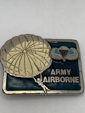 US ARMY AIRBORNE DIVISION BELT BUCKLE Partially Broke Buckle