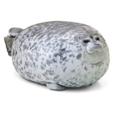 Chubby Blob Seal Plush Pillow Stuffed Animal Plushie Toy Sea Lion Large 24"
