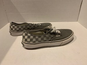 vans grey checkered