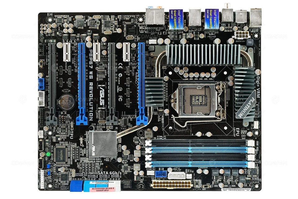 P8P67 ASUS MAINBOARD P8P67 LGA1155 DDR3 SATA3 USB3.0 - Immagine 3 di 3