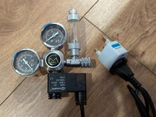 Mufan CO2 Regulator + Solenoid Valve W21.8 UK Aquarium - Fits Fire Extinguishers