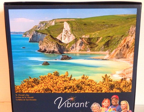 Mega Puzzles - "ST. OSWALD'S BAY" - Ocean Beach Cove 1000 pc Puzzle - LN / PP - Picture 6 of 6