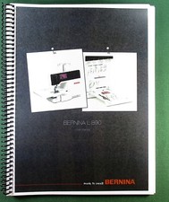 Bernina L890 Instruction Manual: Full Color &...