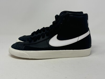 Nike Blazer Mid '77 Vintage Mens Size 8 Shoes Black White Sail BQ6806-002 