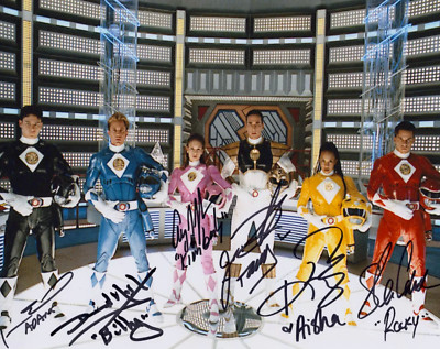 Mighty Morphin Power Rangers Autographed 8x10 Cast TV Show Signed ...