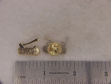 WoodBadge Axe and Log  Small Pin Large 3/4 inches wide