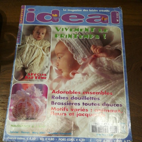 Catalogue De Tricot Idéal Layette Numéro 153 (2012) - Modèles Bébé 0 à 2 Ans, Occasion
