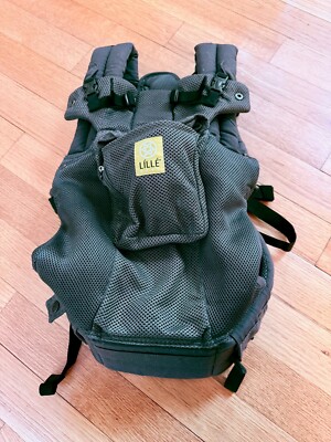 Lillebaby Complete Airflow Charcoal Grey 6 in 1 Baby Carrier  - Great Condition