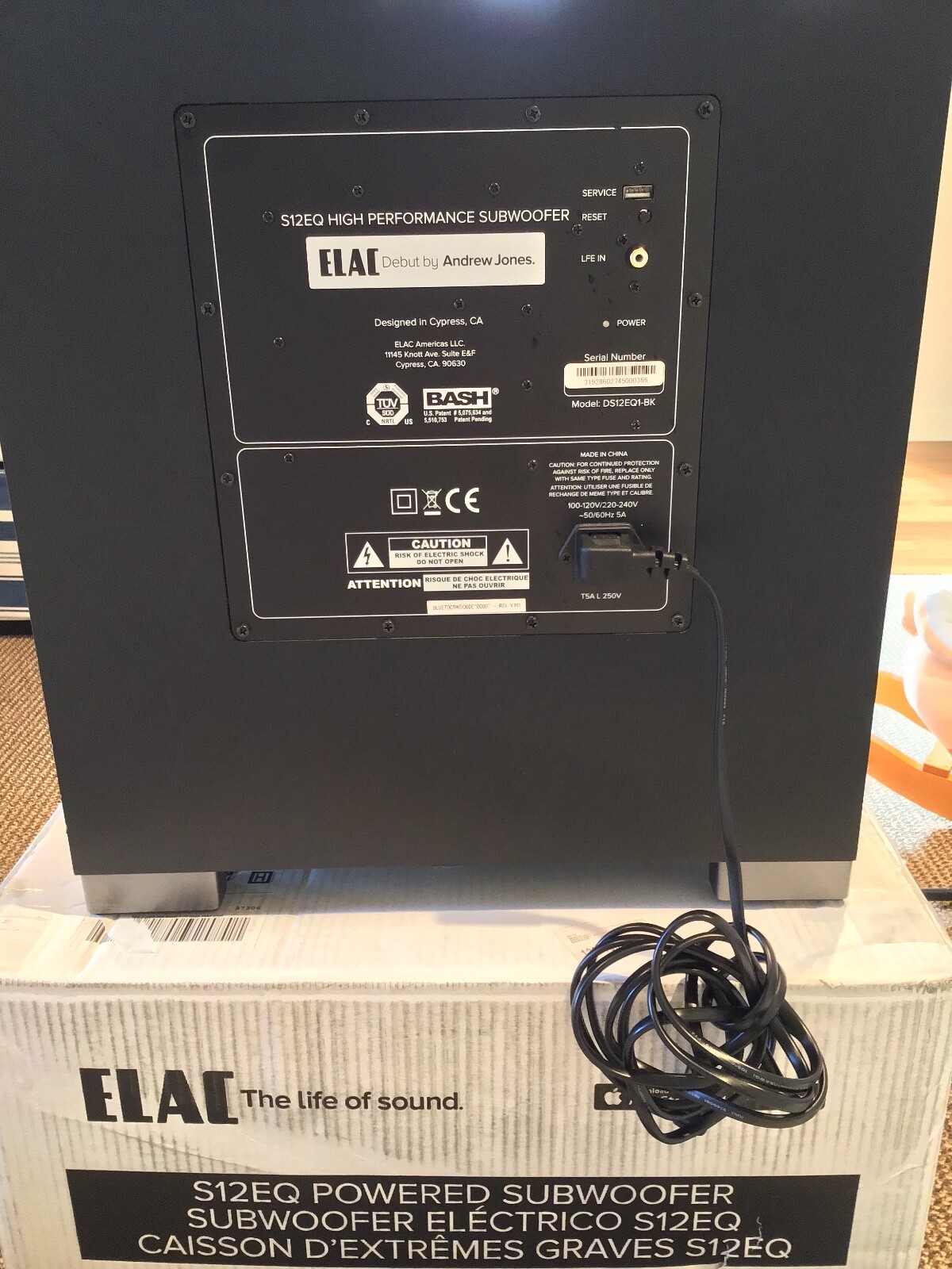 elac debut s12eq