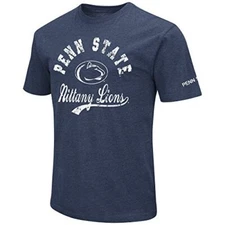 Colosseum Men's Penn State Nittany Lions NCAA Retro Dual-Blend T-Shirt SZ LARGE