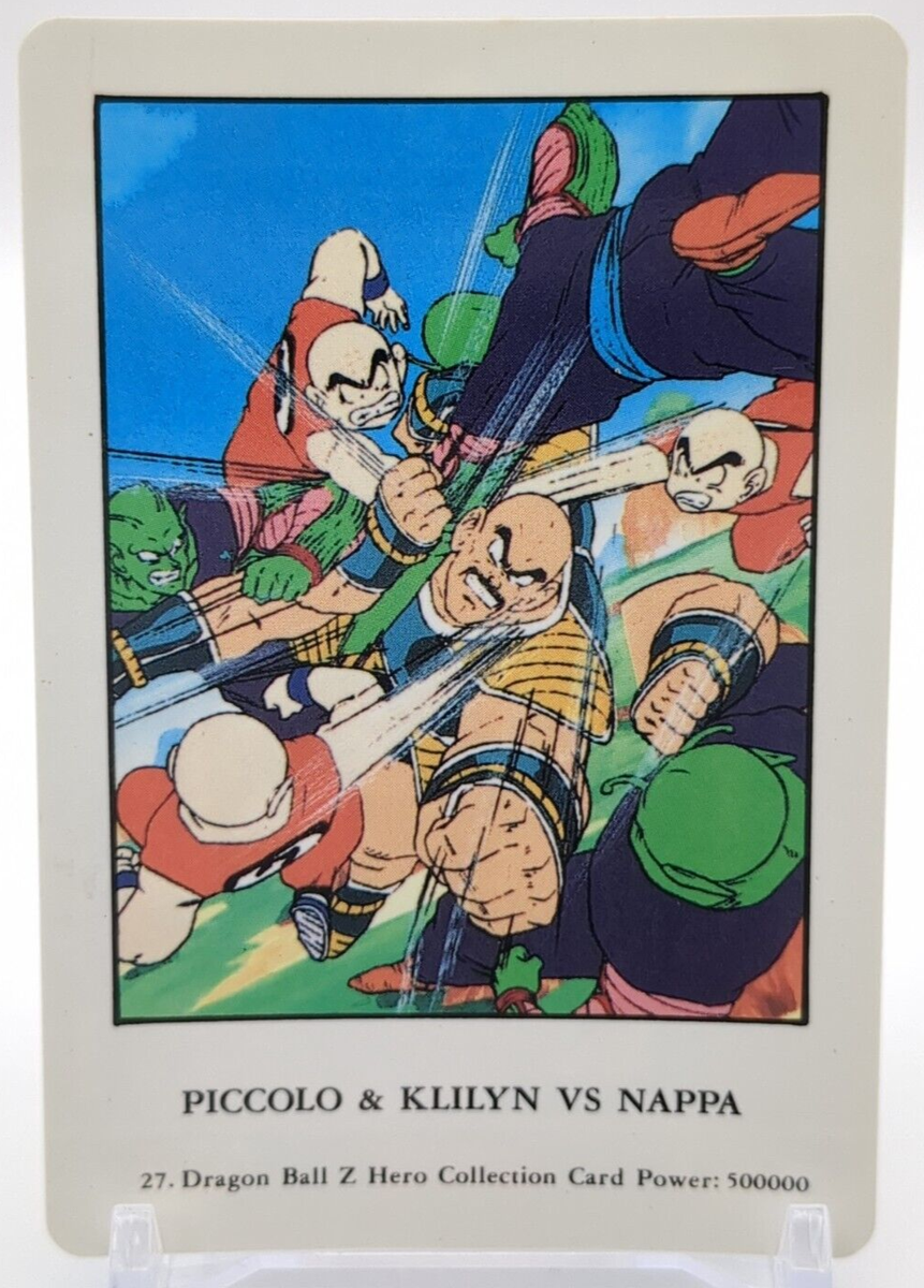 Piccolo & Krillin VS Nappa #27 Dragon Ball Z Hero Collection Card