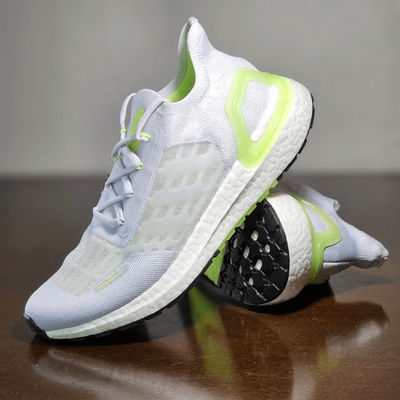Adidas Ultraboost Summer Ready Running Shoes Grey White Green S.RDY FY3472  7.5 | eBay