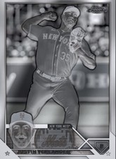 [DIGITAL] Topps Bunt - Justin Verlander - Topps Chrome 23 S1 -  Black White Base
