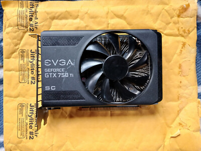 EVGA GeForce GTX 750 Ti SC 2GB GDDR5 Video Card I/O Shield