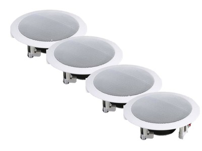 4 x Adastra RC5 Deckenlautsprecher weiß 35W 8Ohm PA Hifi Soundsystem Audio