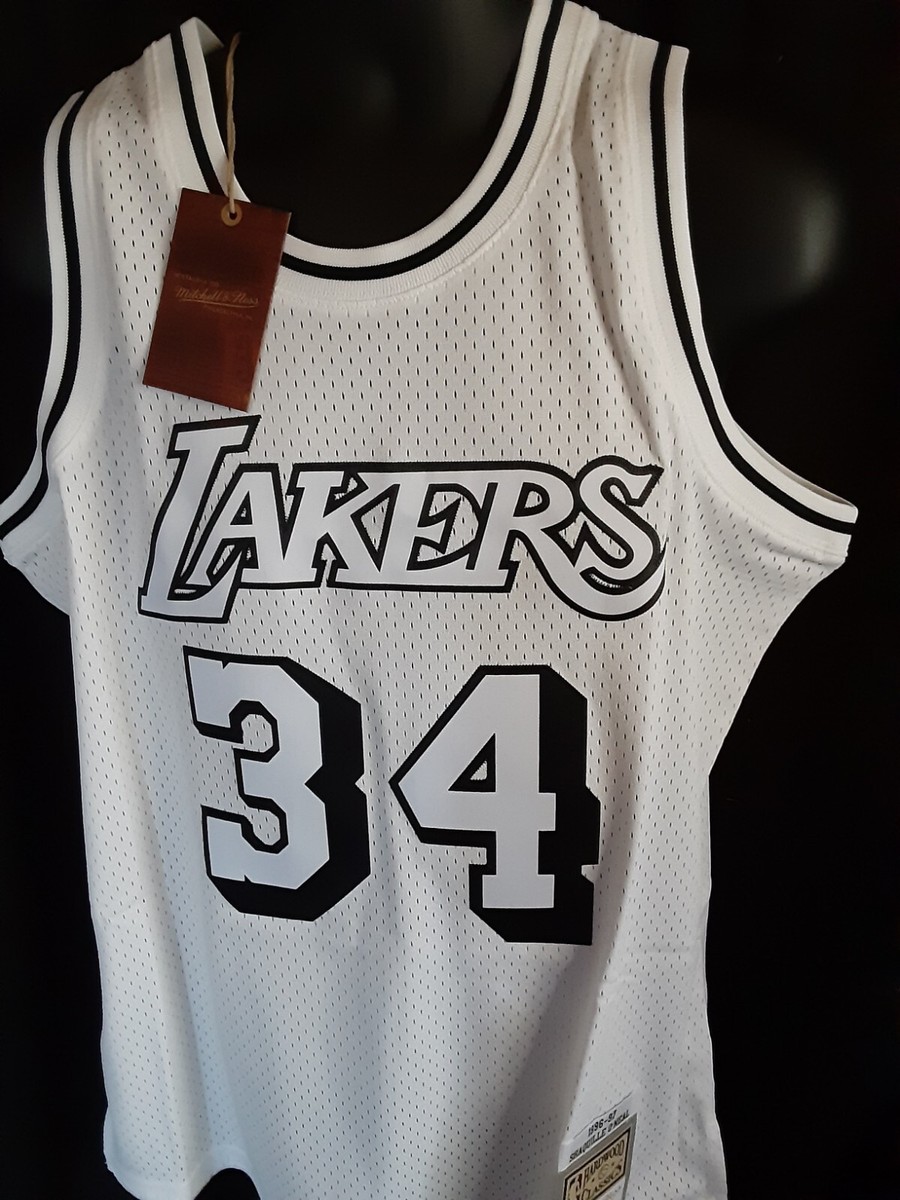 Los Angeles Lakers O'Neil #34 Men's Mitchel Ness Swingman