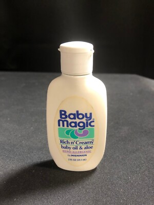 Vintage Baby Magic Rich  n Creamy Oil 2oz Mennen Vintage 90s