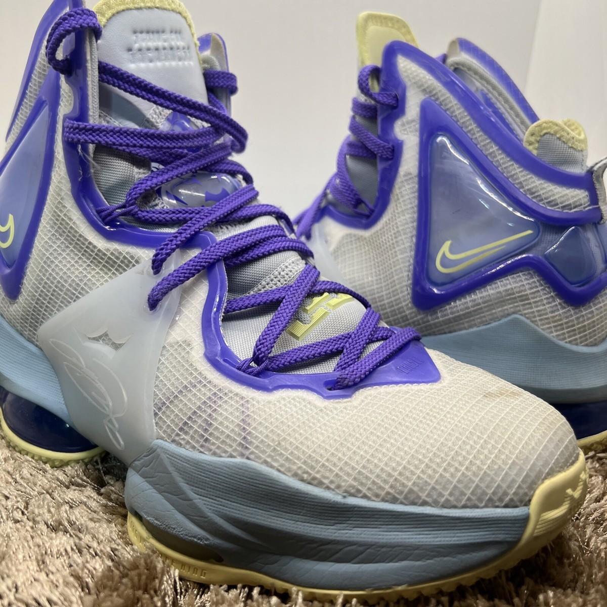 Nike Lebron XlX 19 Aura Citron Youth As. 6.5Y DD0418-412 | eBay