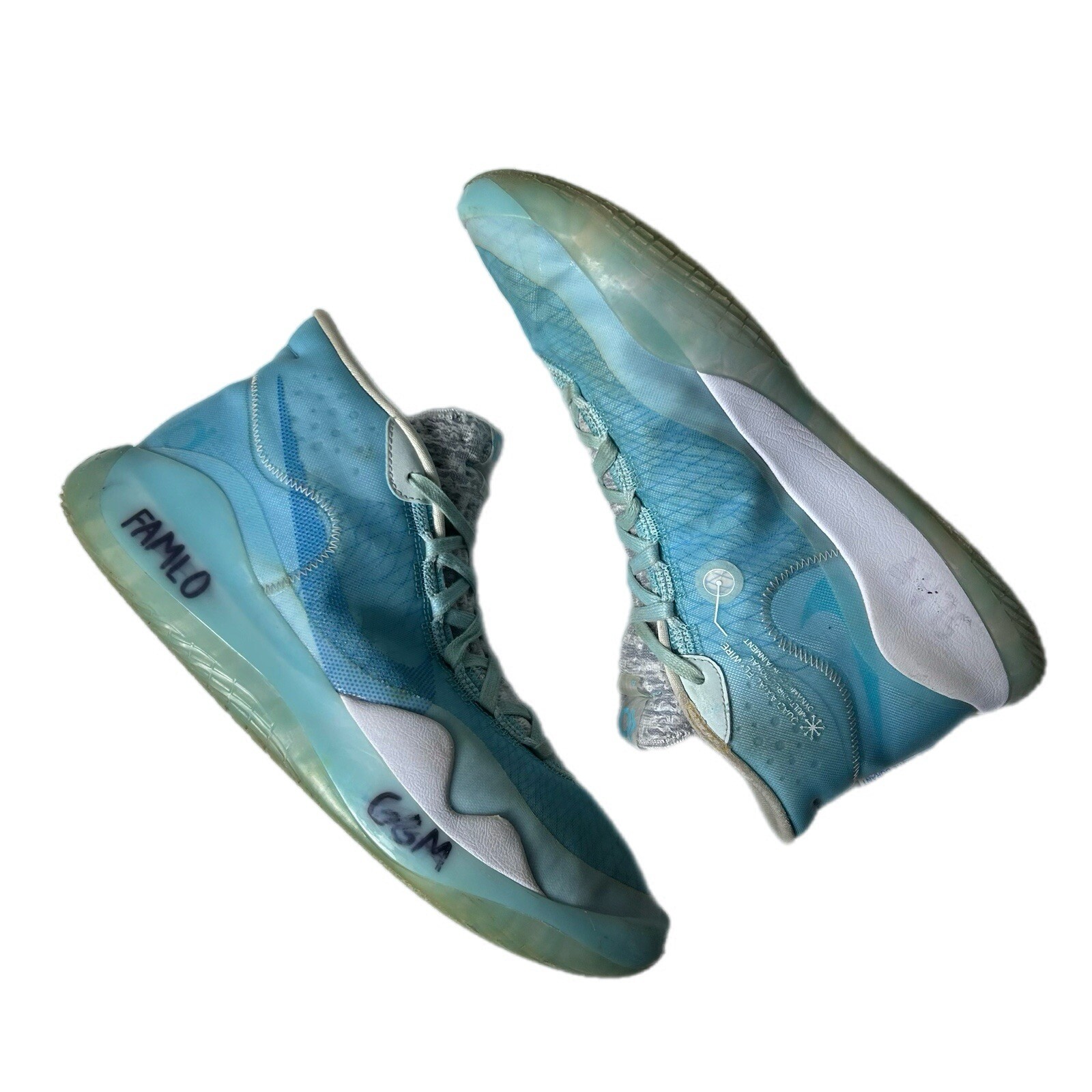 SAOLA Nike Zoom KD12 Kevin Durant Uomo US 13 Blue Gaze Foto 12a Edizione AR4229 400