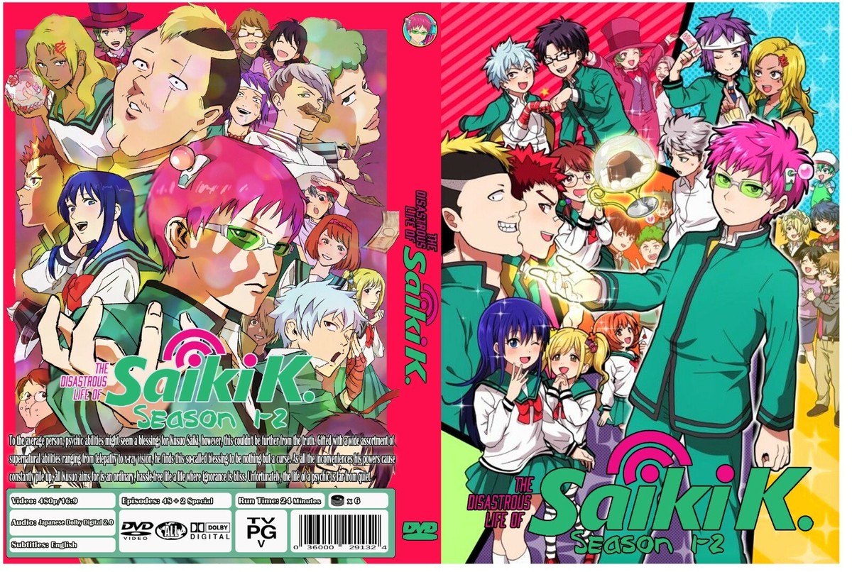 The Disastrous Life of Saiki K. Seasons 1-2 + 2 Specials | eBay
