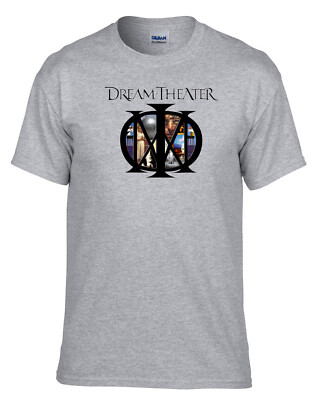 Dream Theater Stern Rock Music Logo Grau T-Shirt -063_Grau