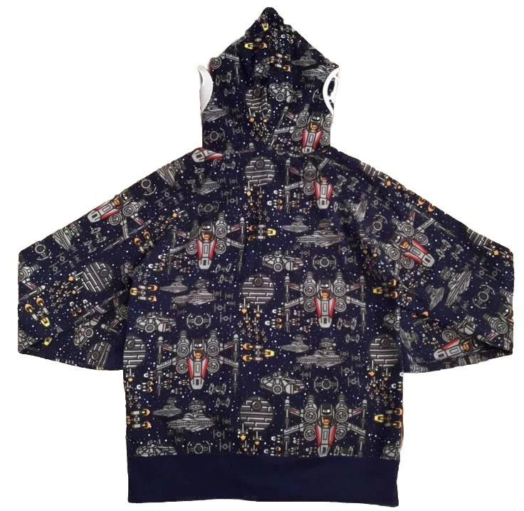 A BATHING APE (BAPE) Felpa con cappuccio e zip intera Bathing Ape Star Wars Baby Milo (BAPE x Star Wars)